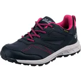 Jack Wolfskin Woodland Texapore Low K Walking-Schuh, Night Blue/Pink, 33 EU