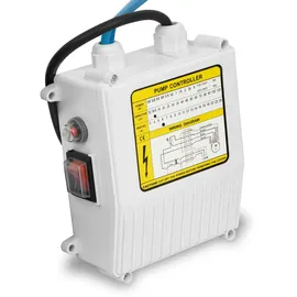 Eberth Tiefbrunnenpumpe 4" Edelstahl 550W 20m Kabel max. Förderhöhe 43m mit Schmutzsieb