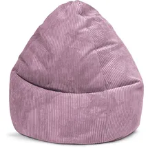 Sitting Point Sitzsack BeanBag Shara XXL - 300 Liter in Cord-Optik Lila