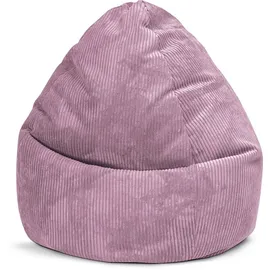 Sitting Point Sitzsack BeanBag Shara XXL - 300 Liter in Cord-Optik Lila