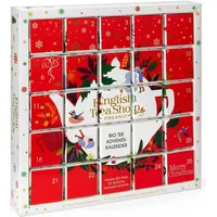 ETS - Puzzle Tee Adventskalender "Red Christmas", 25 x BIO Tees in Pyramidenbeuteln