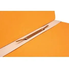 Falken Ösenhefter Karton orange DIN A4, halber Deckel, 50 St.