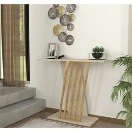 moebel17 Gravity Konsolentisch 90x76,8x29,6 cm beige