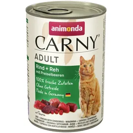 Animonda Carny Adult Rind, Reh & Preiselbeeren 6 x 400 g