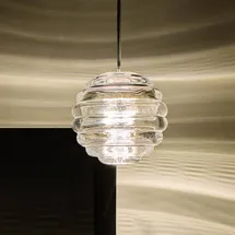 Tom Dixon Press Sphere Pendelleuchte Mini 2700K Clear - Wohnzimmer