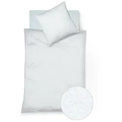 fleuresse Bettwäsche Topas 135 x 200 cm Jersey Blau