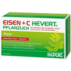 Eisen+C Hevert Pflanzlich Kapseln