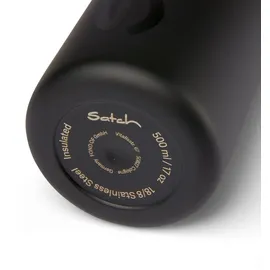 Satch Trinkflasche Steel 0,5 l black