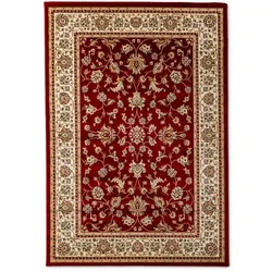 Orientteppich Kaschan 160 x 230 cm Polypropylen Rot