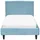 Beliani Fitou 90 x 200 cm Hellblau