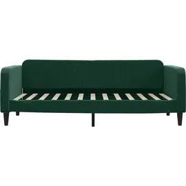 vidaXL Tagesbett Dunkelgrün 100x200 cm Samt