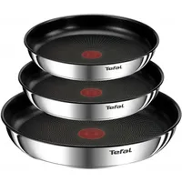 Tefal Ingenio Emotion Induktions-Kochgeschirr, 4-Teilig, Edelstahl, Stapelbar, A