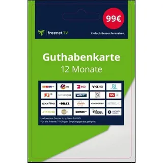 freenet TV Voucher 12Monate
