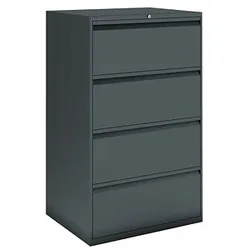 BISLEY DF3 Hängeregistraturschrank anthrazit 4 Schubladen 80,0 x 62,2 x 132,1 cm