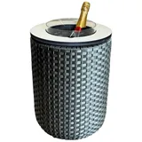 cootab cooler table Beistelltisch mit Acryl-Kühler - Anthrazit-Champagner