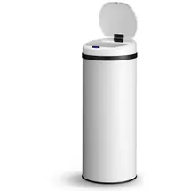 Juskys Automatik Mülleimer mit Sensor - Weiß