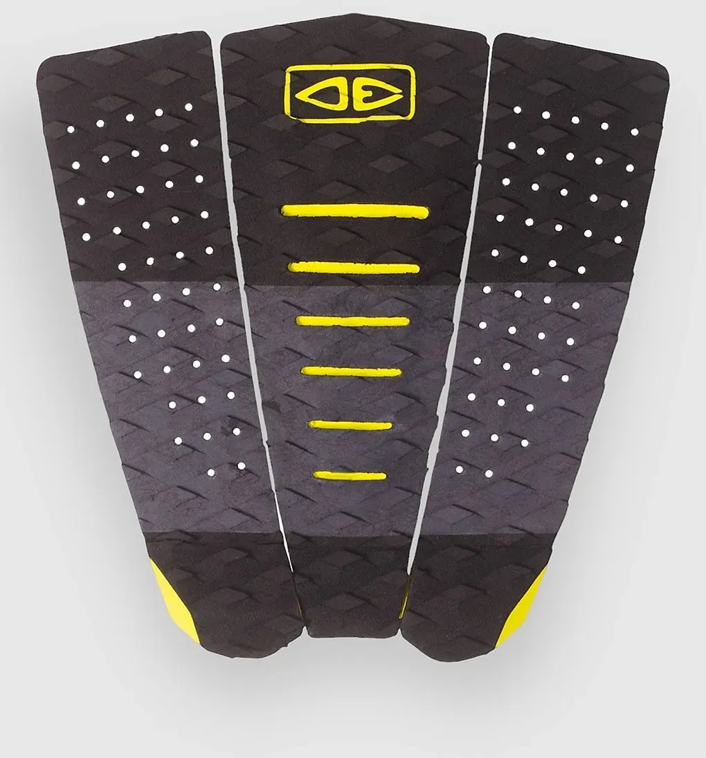 Ocean & Earth Micro Grom 3 Piece Tail Traction Tail Pad black / lime Gr. Uni