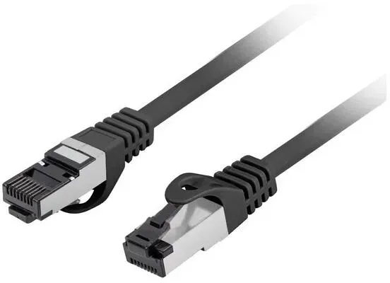 Lanberg PCF8-10CU-0200-BK Netzwerkkabel Schwarz 2 m Cat8.1 S/FTP (S-STP)