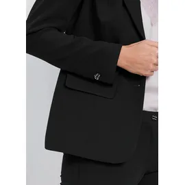 bonprix Hosenanzug schwarz Gr.50, klassischer Hosenanzug mit Viskose-Anteil