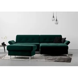 INOSIGN Polsterhocker »Maredo« Federkern-Polsterung, passend zur "Maredo"-Serie grün