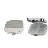 SILBERKANNE Pillendose 3 Fächer Freiburg 5x6,5 cm Premium Silber Plated edel versilbert in Top Verarbeitung