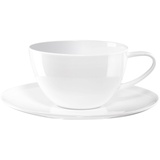 Asa Selection à table Café au lait Tasse mit Untertasse Weiß