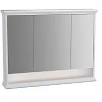 Vitra Valarte LED-Spiegelschrank 62234 98x17x76cm, 3 Spiegeltüren, Korpus weiß