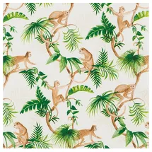 Home fashion Lunchservietten Monkey Family“, 33x33 cm, 3-lagig, Home Fashion®, 20 Stück