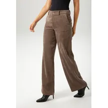 Aniston CASUAL Cordhose mit trendigem, weiten Bein, Gr. 38 - N-Gr, braun, , 99891166-38 N-Gr