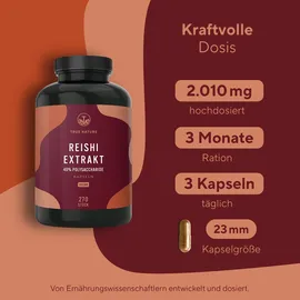 True Nature Reishi Pilz Extrakt Kapseln 270 St.