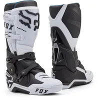 Fox Instinct Motocross Stiefel, schwarz-weiss, Größe 45 für Männer