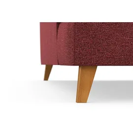sit&more Ecksofa SIT & MORE "Göteborg", lila (chianti), B:250cm H:90cm T:226cm, Sofas, Ecksofa, inkl. Sitztiefenverstellung, wahlweise mit Bettfunktion & Bettkasten