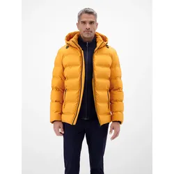 Herren Steppjacke - smart und unkompliziert - Pumpkin Orange - S