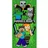 Aymax Minecraft Badetuch 70 x 140 cm grün