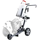 BAMATO Fahrwagen mit Wassertank für Betontrennschneider BCC-350   Schnitttiefeneinstellung   11 Liter Wassertank