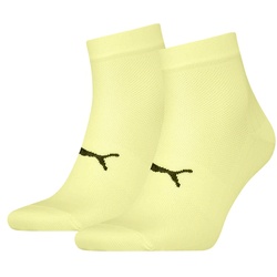 2er Pack PUMA Sport Light Quarter Socken yellow 43-46