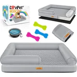 Lovpet Hundekissen Relax 106 x 80 cm grau