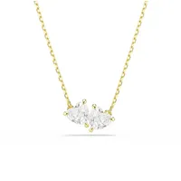Swarovski Mesmera Halskette Herz Weiß Gold
