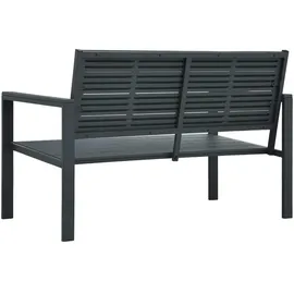 vidaXL Gartenbank 120 x 64 x 78 cm Grau