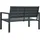vidaXL Gartenbank 120 x 64 x 78 cm Grau