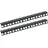 HMF 66806-02 Rackschiene für Serverschrank 2 Stück 10 Zoll, Schwarz
