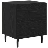 VidaXL Nachttisch Schwarze Eiche 40 x 35 x 47,5
