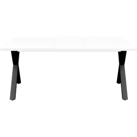Mäusbacher 160 x 73 x 90 cm ausziehbar schwarz/weiß