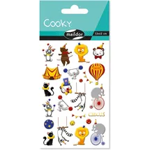 Maildor 3D Sticker Zirkus 10 Bögen 250 Sticker