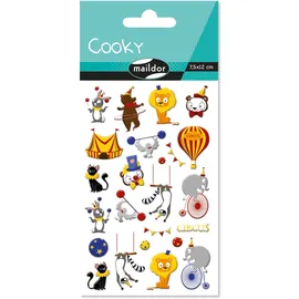 Maildor 3D Sticker Zirkus 10 Bögen 250 Sticker