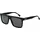 HUGO BOSS Boss 1440/S Herren-Sonnenbrille Vollrand Quadratisch Acetat-Gestell, Schwarz