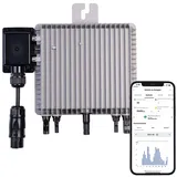 (0% MwSt) WLAN-Mikroinverter für Solarmodule, 800 W, App, geprüft (VDE-Normen)