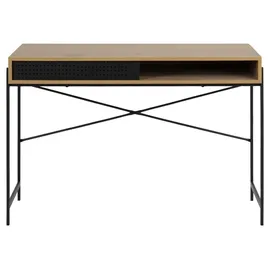 AC Design Schreibtisch Angus Eiche Nachbildung / Braun