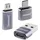 Intenso USB-C auf USB-A Adapter Grau