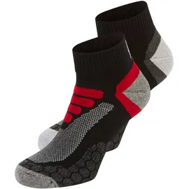 xtreme sockswear Laufsocken 2-Paar Schwarz 42-44